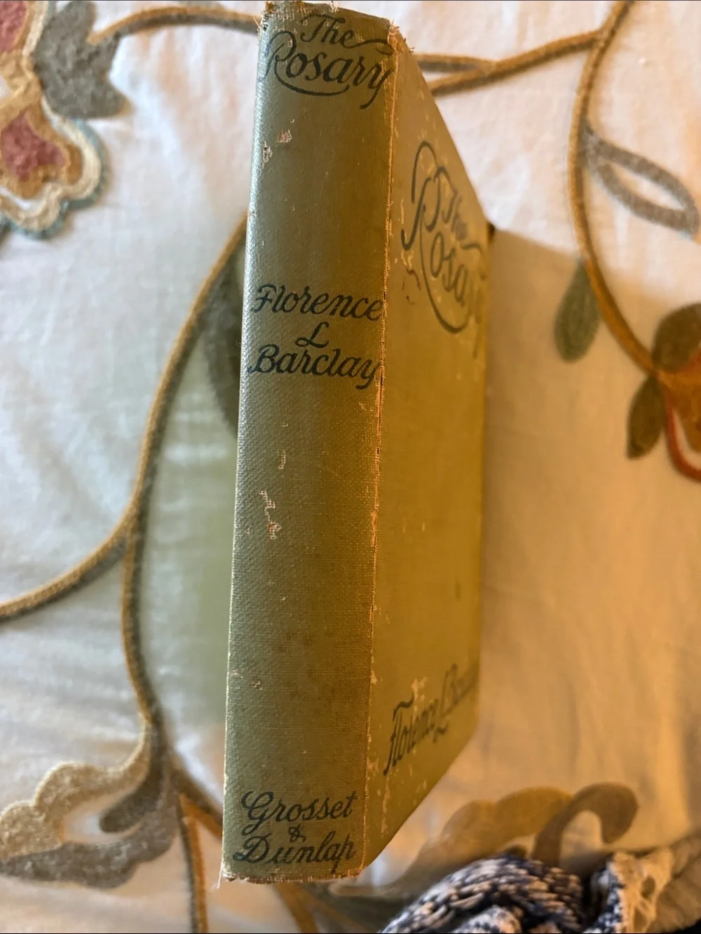 Olive Green Decorative Book – The Rosary